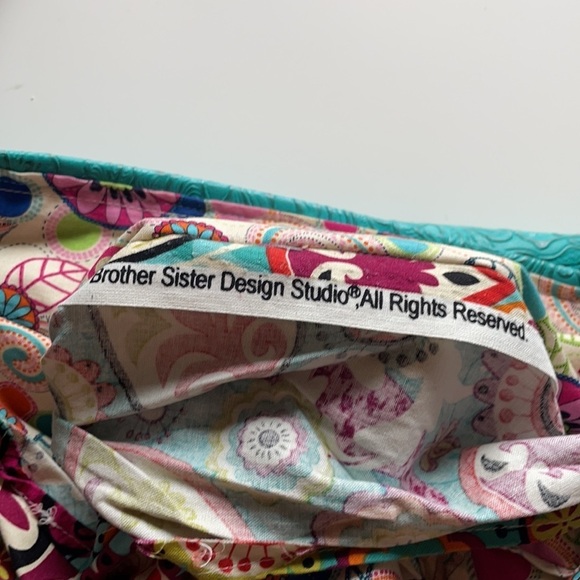 Leather handmade Brothers Sisters Design Studio Purse Tote with Lasso handles - Picture 7 of 16